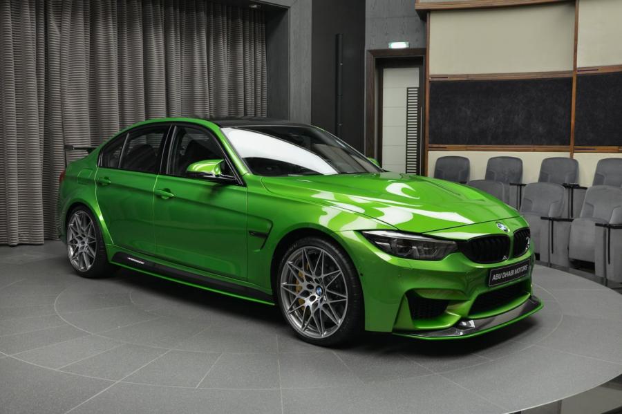 BMW M3 Sedan in Java Green M Performance by Abu Dhabi Motors '2017